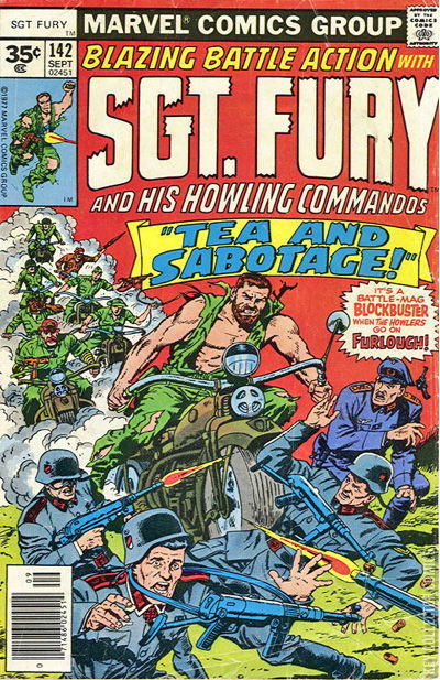 Variant Cover for Sgt. Fury and His Howling Commandos #142