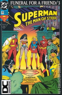 Variant Cover for Superman: The Man of Steel #20