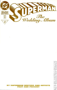 Variant Cover for Superman: The Wedding Album #1