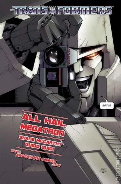 Cover art for Transformers: All Hail Megatron #1 