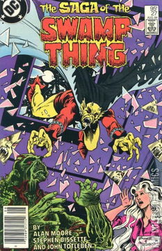 Variant Cover for Saga of the Swamp Thing #27