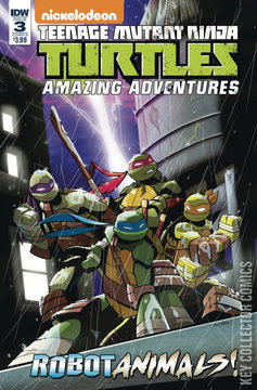 Variant Cover for Teenage Mutant Ninja Turtles: Amazing Adventures - Robotanimals #3