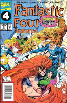 Variant Cover for Fantastic Four Unlimited #2