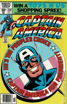 Variant Cover for Captain America #250