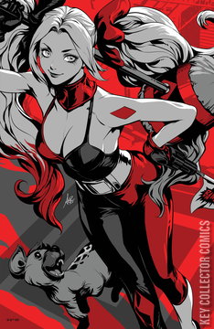 Variant Cover for Harley Quinn: Black, White, Redder #1