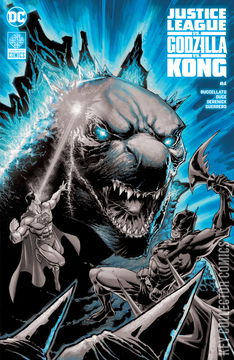 Variant Cover for Justice League vs. Godzilla vs. Kong #4