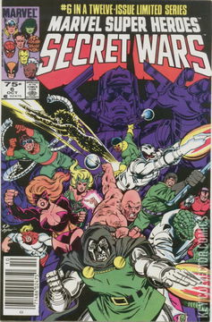 Variant Cover for Marvel Super Heroes Secret Wars #6