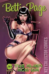 Variant Cover for Bettie Page: Alien Agenda #4