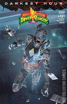 Variant Cover for Mighty Morphin Power Rangers #121