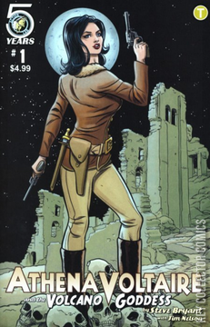 Variant Cover for Athena Voltaire and the Volcano Goddess #1