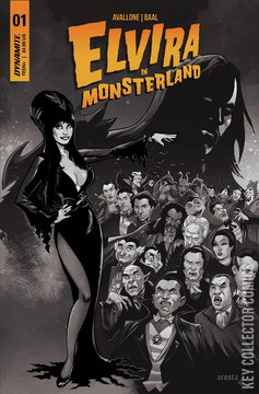 Variant Cover for Elvira in Monsterland #1