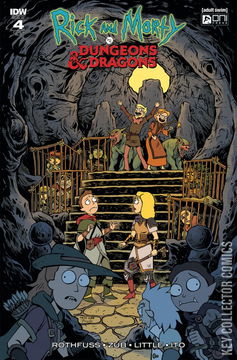 Variant Cover for Rick and Morty vs. Dungeons & Dragons #4