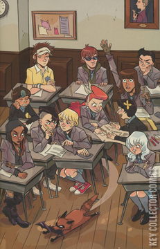 Variant Cover for Lumberjanes / Gotham Academy #6