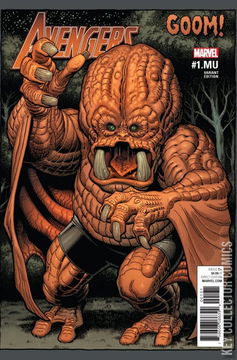 Variant Cover for Avengers #1.MU