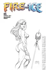 Variant Cover for Fire and Ice #5