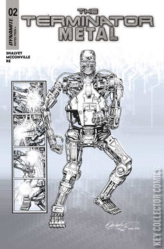 Variant Cover for Terminator: Metal, The #2
