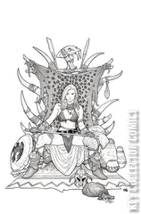 Variant Cover for Savage Red Sonja #4