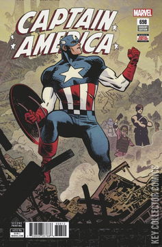 Variant Cover for Captain America #698
