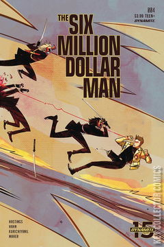 Variant Cover for The Six Million Dollar Man #4