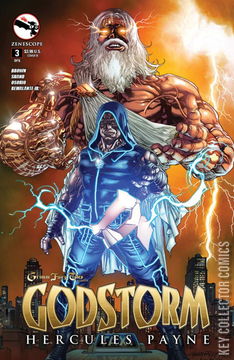 Variant Cover for Grimm Fairy Tales Presents: Godstorm - Hercules Payne #3