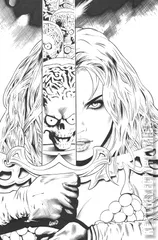 Variant Cover for Red Sonja Attacks Mars #2