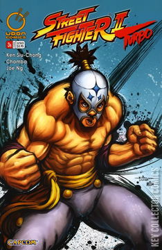 Variant Cover for Street Fighter II Turbo #3