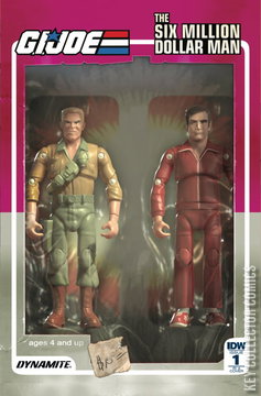 Variant Cover for G.I. Joe vs the Six Million Dollar Man #1