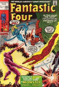 Variant Cover for Fantastic Four #105