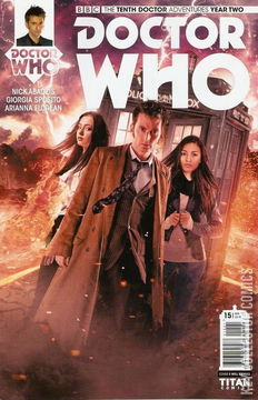 Variant Cover for Doctor Who: The Tenth Doctor - Year Two #15