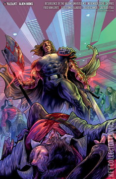 Variant Cover for Resurgence of the Valiant Universe #3