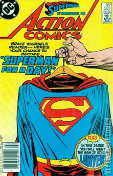 Variant Cover for Action Comics #581