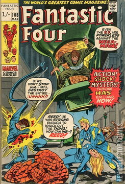 Variant Cover for Fantastic Four #108