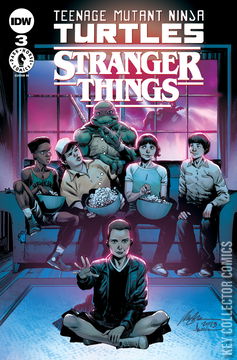 Variant Cover for Teenage Mutant Ninja Turtles / Stranger Things #3