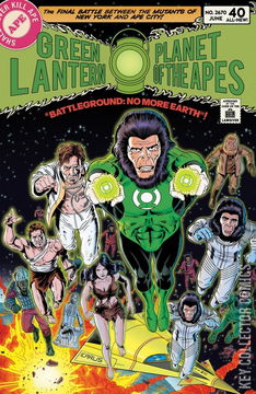 Variant Cover for Planet of the Apes / Green Lantern #5