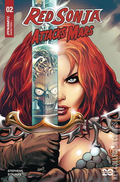 Variant Cover for Red Sonja Attacks Mars #2