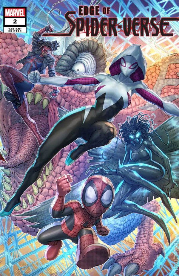 Cover art for Edge of Spider-Verse #2 