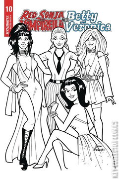 Variant Cover for Red Sonja and Vampirella Meet Betty and Veronica #10