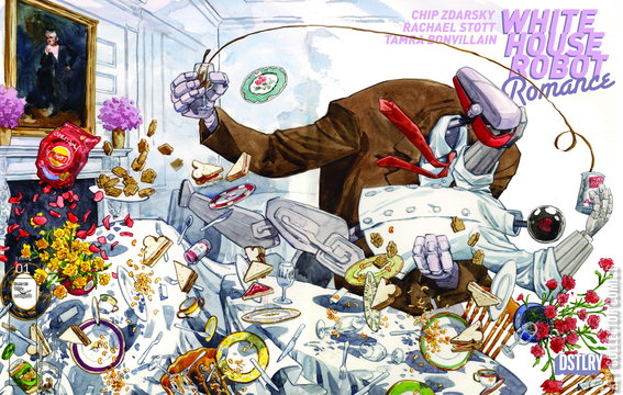 Variant Cover for White House: Robot Romance #1