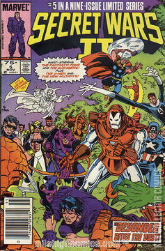 Variant Cover for Secret Wars II #5