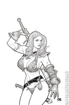 Variant Cover for Savage Red Sonja #2