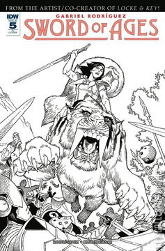 Variant Cover for Sword of Ages #5