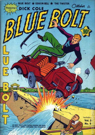 Cover art for Blue Bolt #5