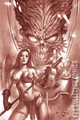 Variant Cover for Mars Attacks / Red Sonja #1