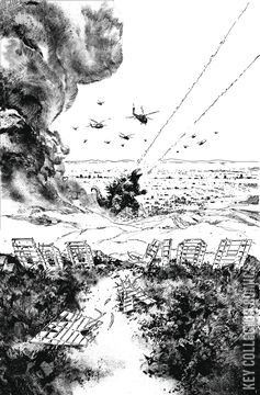 Variant Cover for Godzilla vs America: Los Angeles