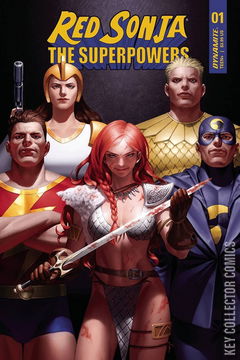 Variant Cover for Red Sonja: The Superpowers #1