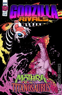 Variant Cover for Godzilla Rivals: Mothra vs. Titanosaurus #1