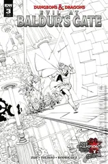 Variant Cover for Dungeons & Dragons: Evil at Baldur’s Gate #3