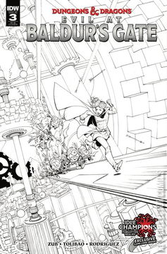 Variant Cover for Dungeons & Dragons: Evil at Baldur’s Gate #3