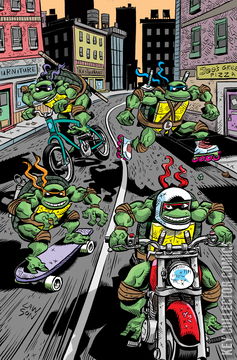 Variant Cover for Teenage Mutant Ninja Turtles: Saturday Morning Adventures #2