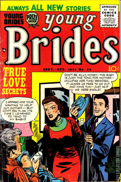 Cover art for Young Brides #24